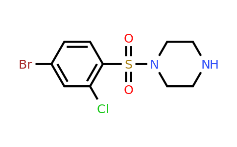 CAS 731003-83-1 | 1-(4-bromo-2-chlorobenzenesulfonyl)piperazine