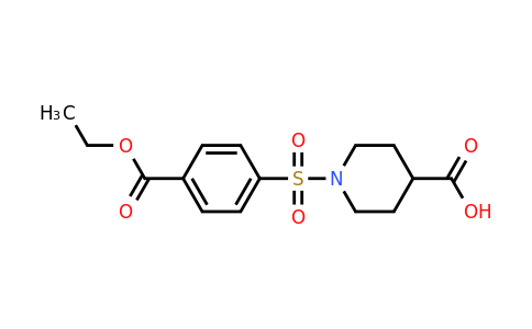 CAS 731003-86-4 | 1-[4-(ethoxycarbonyl)benzenesulfonyl]piperidine-4-carboxylic acid