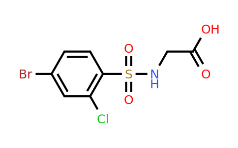 CAS 731003-88-6 | 2-(4-bromo-2-chlorobenzenesulfonamido)acetic acid