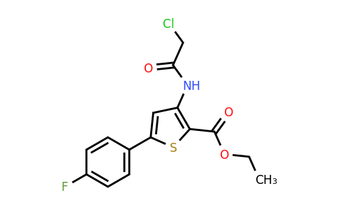 CAS 731011-84-0 | ethyl 3-(2-chloroacetamido)-5-(4-fluorophenyl)thiophene-2-carboxylate
