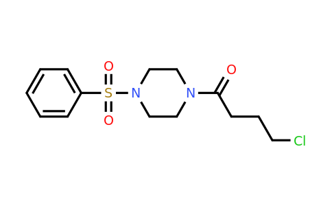CAS 731011-96-4 | 1-[4-(benzenesulfonyl)piperazin-1-yl]-4-chlorobutan-1-one