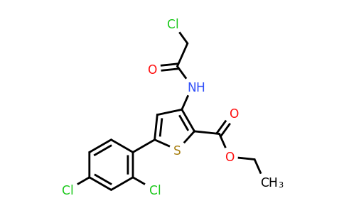 CAS 731012-09-2 | ethyl 3-(2-chloroacetamido)-5-(2,4-dichlorophenyl)thiophene-2-carboxylate