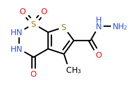 CAS 731776-49-1 | 5-methyl-1,1,4-trioxo-2H,3H,4H-1lambda6-thieno[3,2-e][1,2,3]thiadiazine-6-carbohydrazide