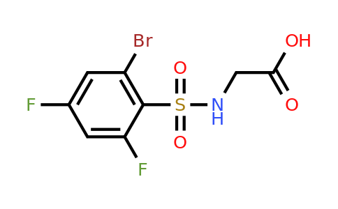 CAS 731776-56-0 | 2-(2-bromo-4,6-difluorobenzenesulfonamido)acetic acid