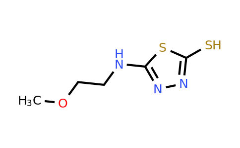 CAS 731776-65-1 | 5-[(2-methoxyethyl)amino]-1,3,4-thiadiazole-2-thiol