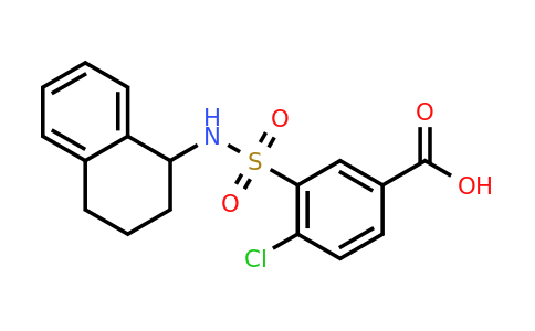 CAS 731793-18-3 | 4-chloro-3-[(1,2,3,4-tetrahydronaphthalen-1-yl)sulfamoyl]benzoic acid