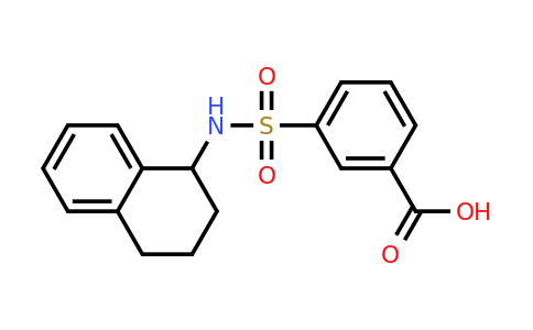 CAS 731797-76-5 | 3-[(1,2,3,4-tetrahydronaphthalen-1-yl)sulfamoyl]benzoic acid