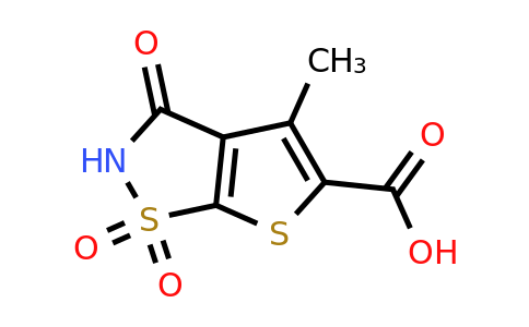 CAS 731802-17-8 | 4-methyl-1,1,3-trioxo-2H,3H-1lambda6-thieno[3,2-d][1,2]thiazole-5-carboxylic acid