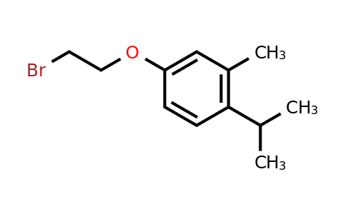 CAS 731802-21-4 | 4-(2-bromoethoxy)-2-methyl-1-(propan-2-yl)benzene