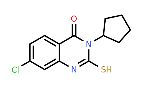 CAS 731802-53-2 | 7-chloro-3-cyclopentyl-2-sulfanyl-3,4-dihydroquinazolin-4-one