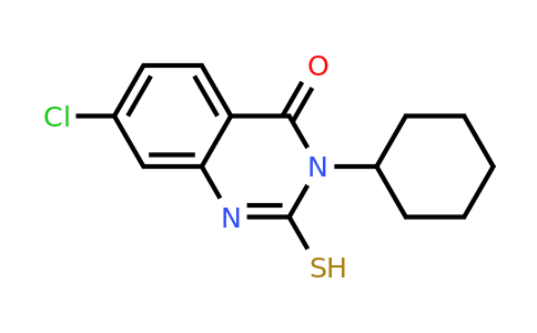 CAS 731802-55-4 | 7-chloro-3-cyclohexyl-2-sulfanyl-3,4-dihydroquinazolin-4-one
