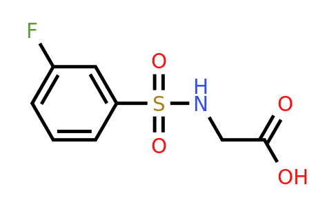 CAS 731815-66-0 | 2-(3-fluorobenzenesulfonamido)acetic acid