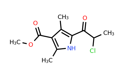 CAS 731815-67-1 | methyl 5-(2-chloropropanoyl)-2,4-dimethyl-1H-pyrrole-3-carboxylate