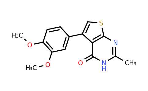 CAS 731816-85-6 | 5-(3,4-dimethoxyphenyl)-2-methyl-3H,4H-thieno[2,3-d]pyrimidin-4-one