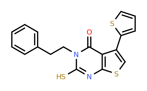 CAS 731820-91-0 | 3-(2-phenylethyl)-2-sulfanyl-5-(thiophen-2-yl)-3H,4H-thieno[2,3-d]pyrimidin-4-one
