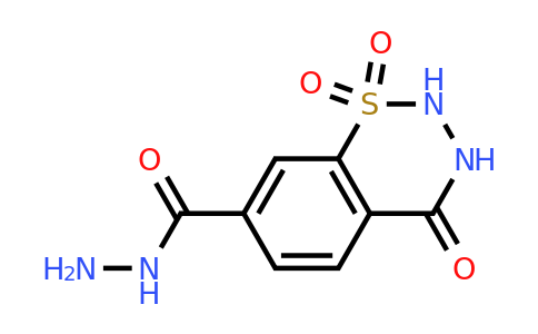 CAS 731826-77-0 | 1,1,4-trioxo-3,4-dihydro-2H-1lambda6,2,3-benzothiadiazine-7-carbohydrazide