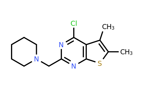 CAS 731827-05-7 | 1-({4-chloro-5,6-dimethylthieno[2,3-d]pyrimidin-2-yl}methyl)piperidine