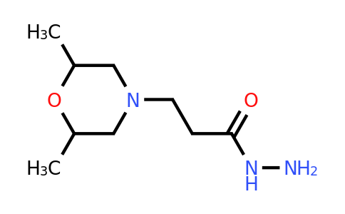 CAS 731827-09-1 | 3-(2,6-dimethylmorpholin-4-yl)propanehydrazide