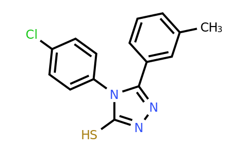 CAS 731827-10-4 | 4-(4-chlorophenyl)-5-(3-methylphenyl)-4H-1,2,4-triazole-3-thiol