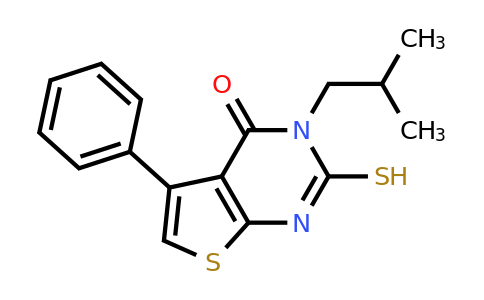 CAS 731827-12-6 | 3-(2-methylpropyl)-5-phenyl-2-sulfanyl-3H,4H-thieno[2,3-d]pyrimidin-4-one