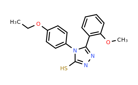 CAS 731827-13-7 | 4-(4-ethoxyphenyl)-5-(2-methoxyphenyl)-4H-1,2,4-triazole-3-thiol
