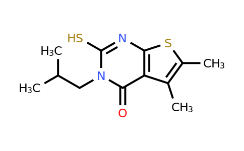 CAS 731827-20-6 | 5,6-dimethyl-3-(2-methylpropyl)-2-sulfanyl-3H,4H-thieno[2,3-d]pyrimidin-4-one