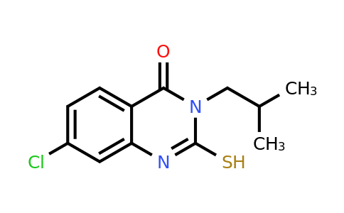 CAS 731827-21-7 | 7-chloro-3-(2-methylpropyl)-2-sulfanyl-3,4-dihydroquinazolin-4-one