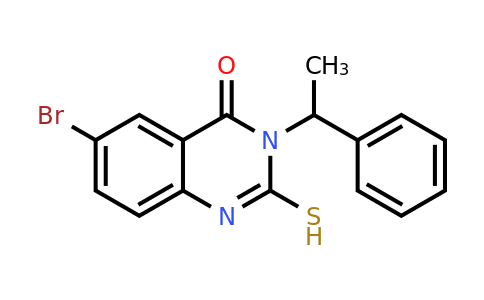 CAS 731827-26-2 | 6-bromo-3-(1-phenylethyl)-2-sulfanyl-3,4-dihydroquinazolin-4-one