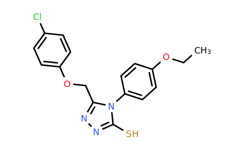 CAS 73216-27-0 | 5-[(4-chlorophenoxy)methyl]-4-(4-ethoxyphenyl)-4H-1,2,4-triazole-3-thiol
