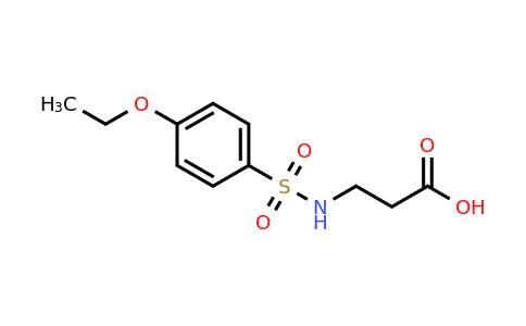CAS 732288-02-7 | 3-(4-ethoxybenzenesulfonamido)propanoic acid