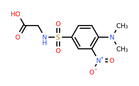 CAS 732291-52-0 | 2-[4-(dimethylamino)-3-nitrobenzenesulfonamido]acetic acid
