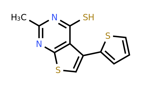 CAS 732292-19-2 | 2-methyl-5-(thiophen-2-yl)thieno[2,3-d]pyrimidine-4-thiol