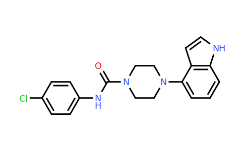 CAS 732973-87-4 | N-(4-Chlorophenyl)-4-(1H-indol-4-yl)piperazine-1-carboxamide