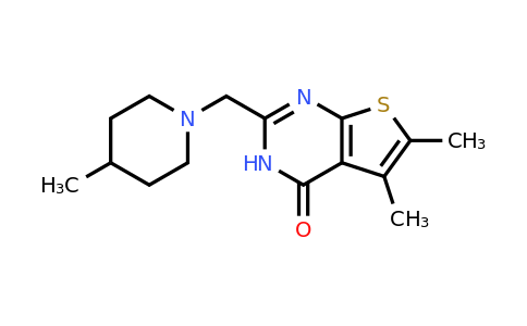 CAS 732987-51-8 | 5,6-dimethyl-2-[(4-methylpiperidin-1-yl)methyl]-3H,4H-thieno[2,3-d]pyrimidin-4-one