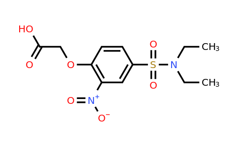 CAS 733030-43-8 | 2-[4-(diethylsulfamoyl)-2-nitrophenoxy]acetic acid
