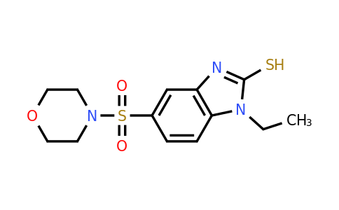 CAS 733030-44-9 | 1-ethyl-5-(morpholine-4-sulfonyl)-1H-1,3-benzodiazole-2-thiol