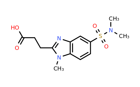 CAS 733030-45-0 | 3-[5-(dimethylsulfamoyl)-1-methyl-1H-1,3-benzodiazol-2-yl]propanoic acid