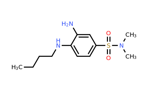 CAS 733030-46-1 | 3-Amino-4-(butylamino)-N,N-dimethylbenzenesulfonamide