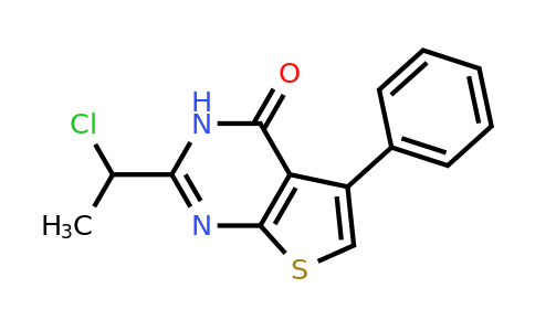 CAS 733030-57-4 | 2-(1-chloroethyl)-5-phenyl-3H,4H-thieno[2,3-d]pyrimidin-4-one