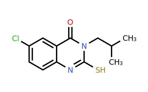 CAS 733030-59-6 | 6-chloro-3-(2-methylpropyl)-2-sulfanyl-3,4-dihydroquinazolin-4-one