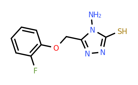 CAS 733030-60-9 | 4-amino-5-[(2-fluorophenoxy)methyl]-4H-1,2,4-triazole-3-thiol