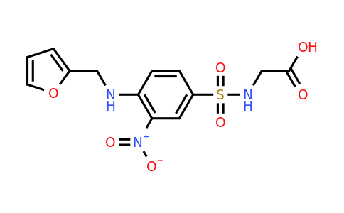 CAS 733030-78-9 | 2-(4-{[(furan-2-yl)methyl]amino}-3-nitrobenzenesulfonamido)acetic acid