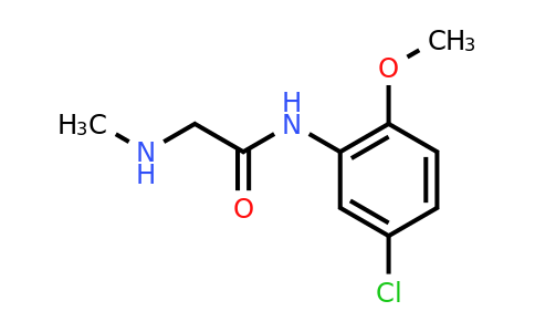 CAS 733030-88-1 | N-(5-Chloro-2-methoxyphenyl)-2-(methylamino)acetamide