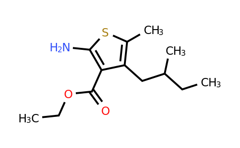 CAS 733030-91-6 | ethyl 2-amino-5-methyl-4-(2-methylbutyl)thiophene-3-carboxylate