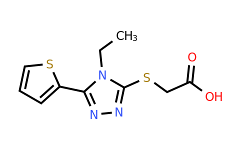 CAS 733030-98-3 | 2-{[4-ethyl-5-(thiophen-2-yl)-4H-1,2,4-triazol-3-yl]sulfanyl}acetic acid