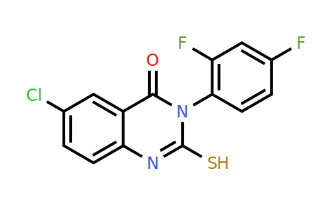 CAS 733030-99-4 | 6-chloro-3-(2,4-difluorophenyl)-2-sulfanyl-3,4-dihydroquinazolin-4-one