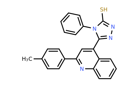 CAS 733031-04-4 | 5-[2-(4-methylphenyl)quinolin-4-yl]-4-phenyl-4H-1,2,4-triazole-3-thiol