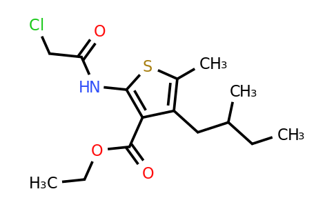 CAS 733031-09-9 | ethyl 2-(2-chloroacetamido)-5-methyl-4-(2-methylbutyl)thiophene-3-carboxylate