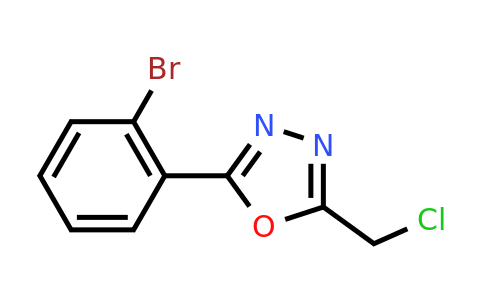 CAS 733044-96-7 | 2-(2-bromophenyl)-5-(chloromethyl)-1,3,4-oxadiazole