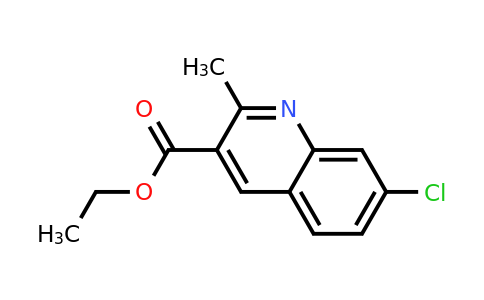 CAS 733719-74-9 | 7-Chloro-2-methyl-quinoline-3-carboxylic acid ethyl ester